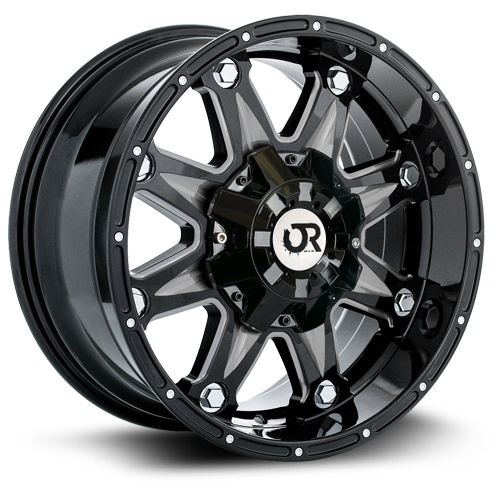 RTX SPINE  Black with Milled Spokes