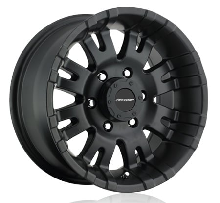 Pro Comp Alloys Series 40 Vertigo Dark Gray Wheel with Black Lip 20x9/5x5.5 
