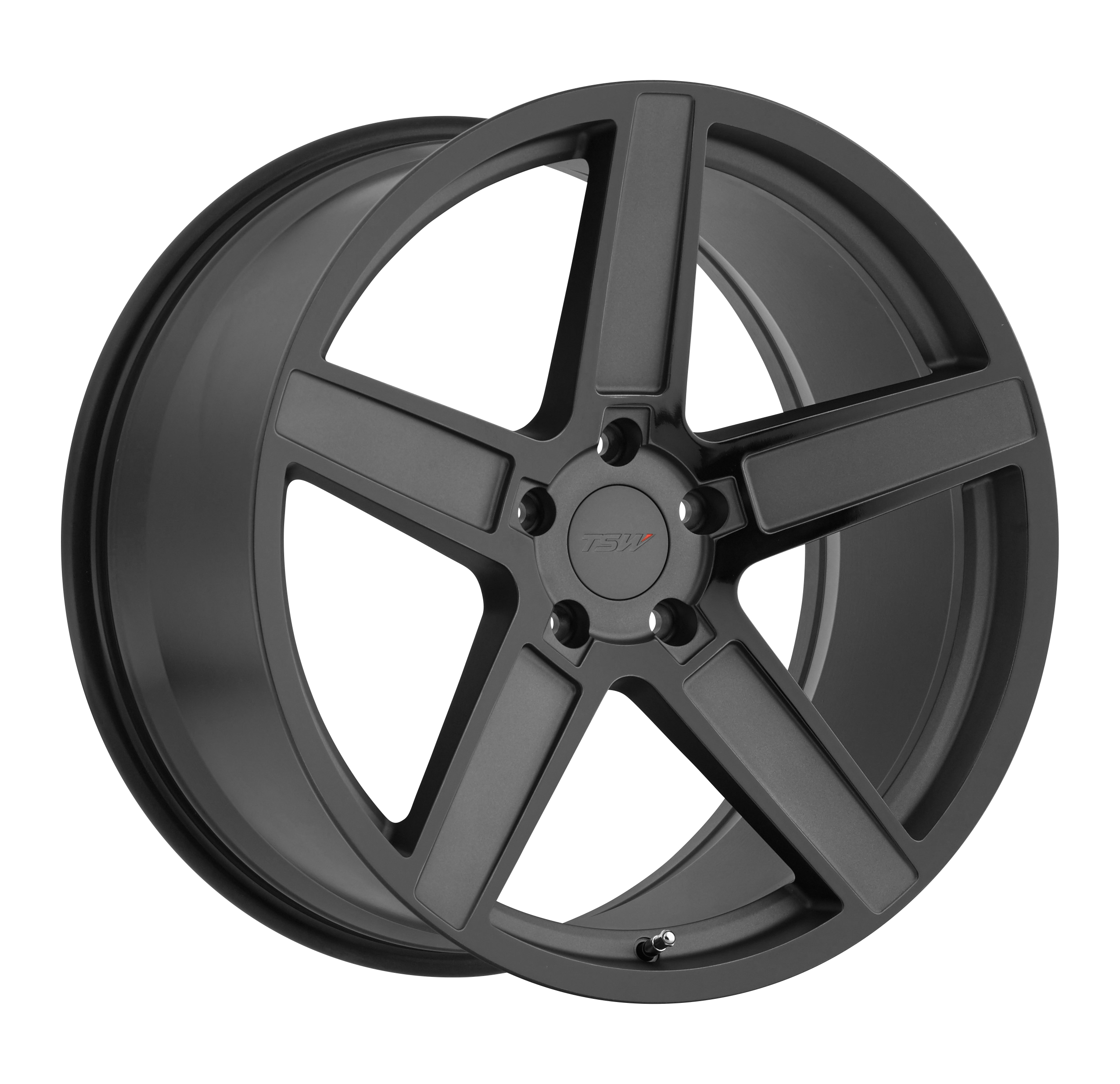 17 Inch 17x8 TSW wheels MALLORY Matte Black wheels rims : :  Automotive