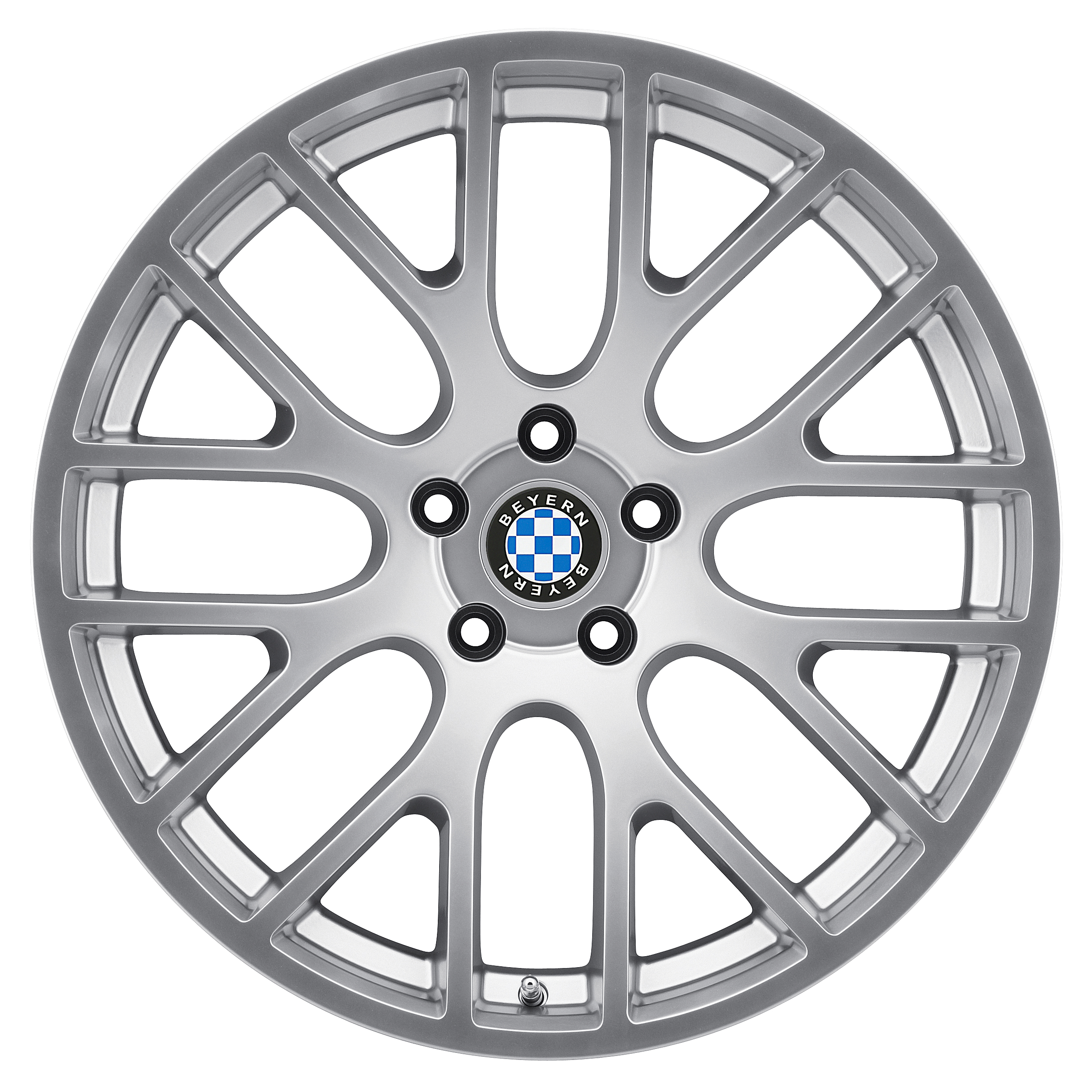 BEYERN SPARTAN Hyper Silver size-20x10 boltpattern-5x120 offset