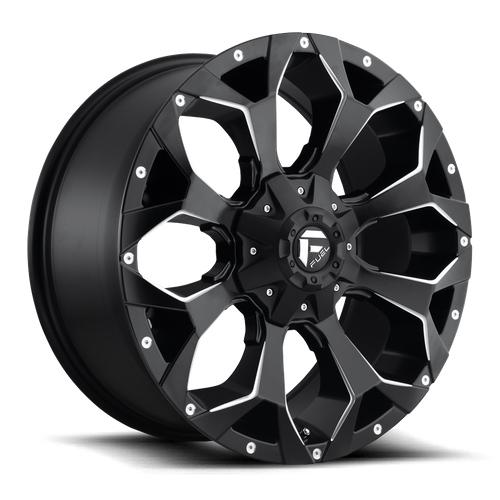 Fuel 1pc D546 Assault Matte Black Milled D54622950060d