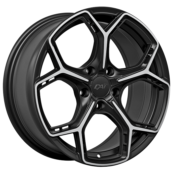 DAI Wheels WIDOW Gloss Black - Machined Face size-17x7.5 ...