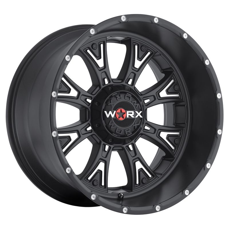 Ultra Wheel Tyrant 805 Satin Black with Diamond Cut 805 2181SB25