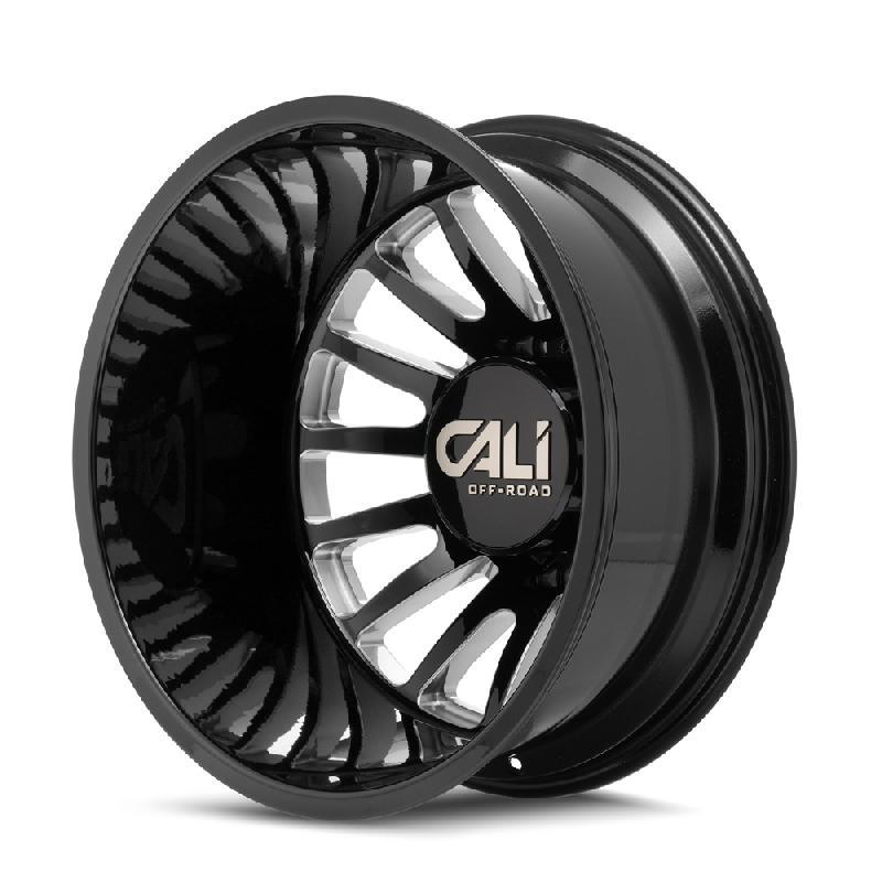 CALI OFF-ROAD SUMMIT DUALLY GLOSS BLACK/MILLED - 9110D-22877BMR192